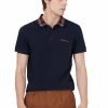 Polo Shirts * | Ben Sherman Collar Interest Polo Navy