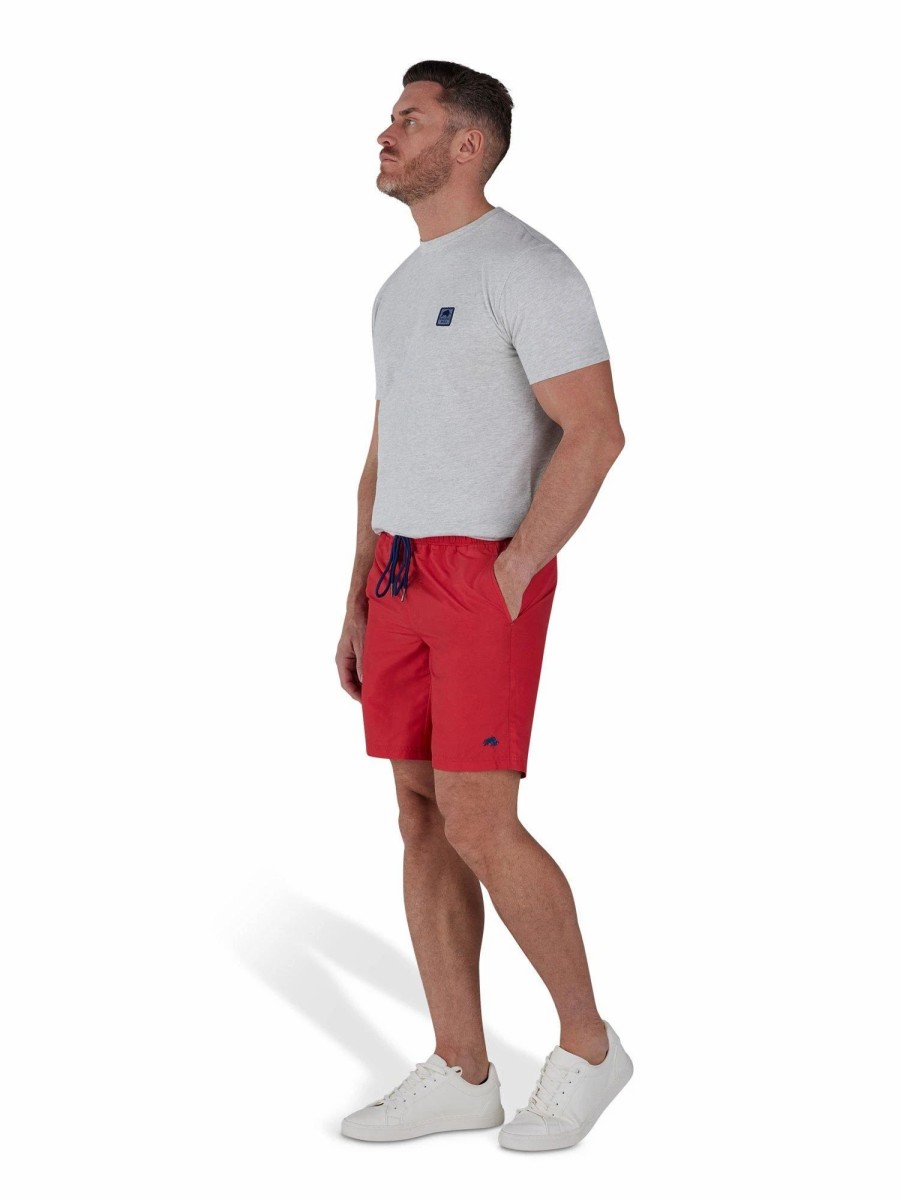 Swim Shorts * | Raging Bull Swim Shorts Red