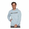 Hoodies * | Skechers Mens Skech Sweats Motion Pullover Hoodie Faded Denim