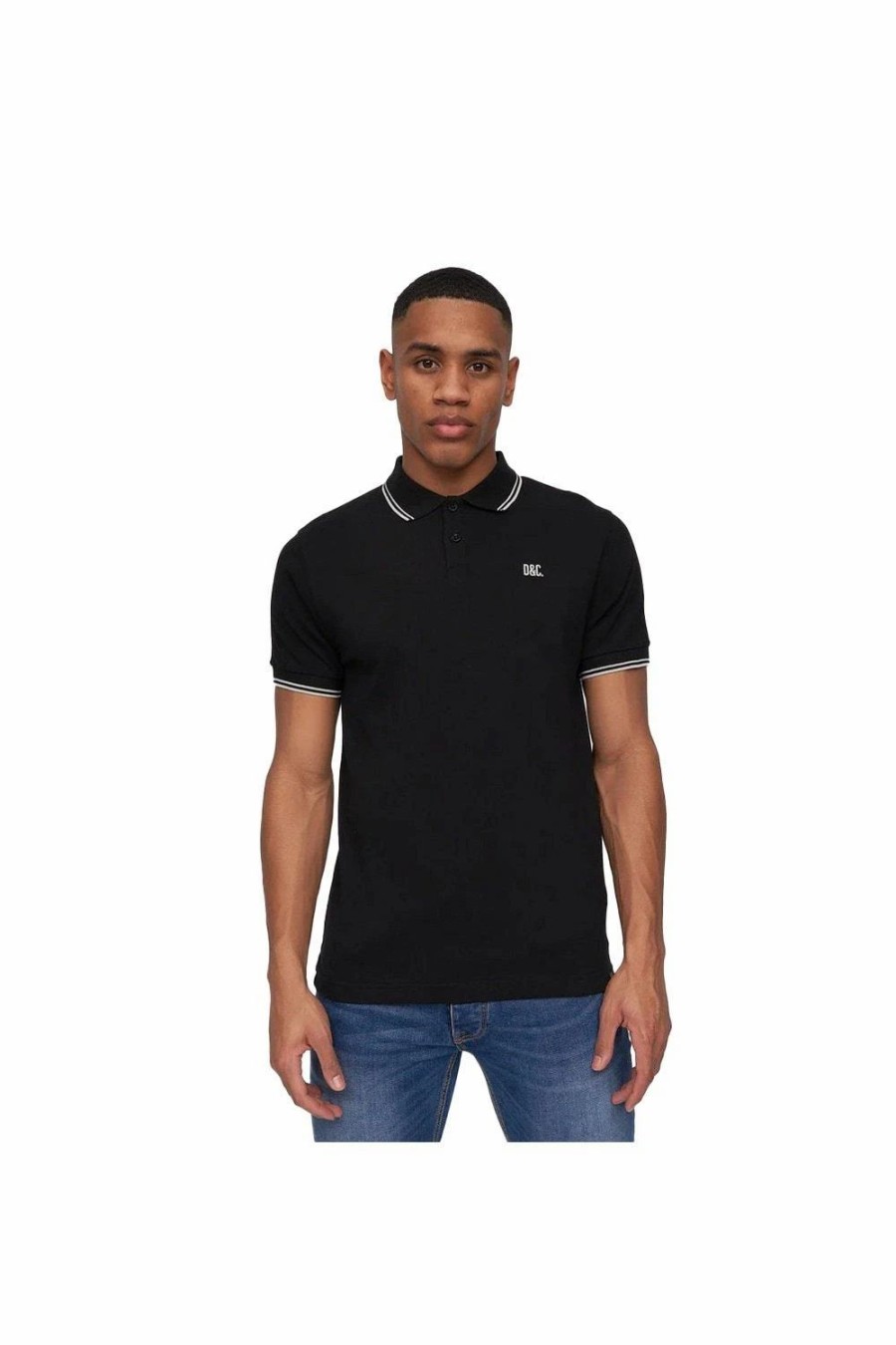 Polo Shirts * | Duck And Cover Milgate Polo Shirt Black