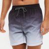 Swim Shorts * | Threadbare 'Utara' Dip-Dye Swim Shorts Grey