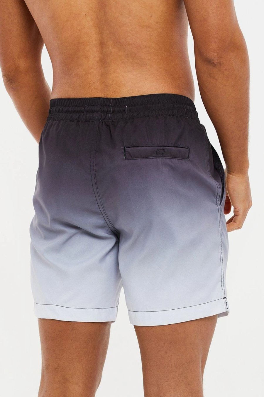 Swim Shorts * | Threadbare 'Utara' Dip-Dye Swim Shorts Grey