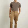 Chinos * | Burton Regular Fit Stone Chino Trousers Beige