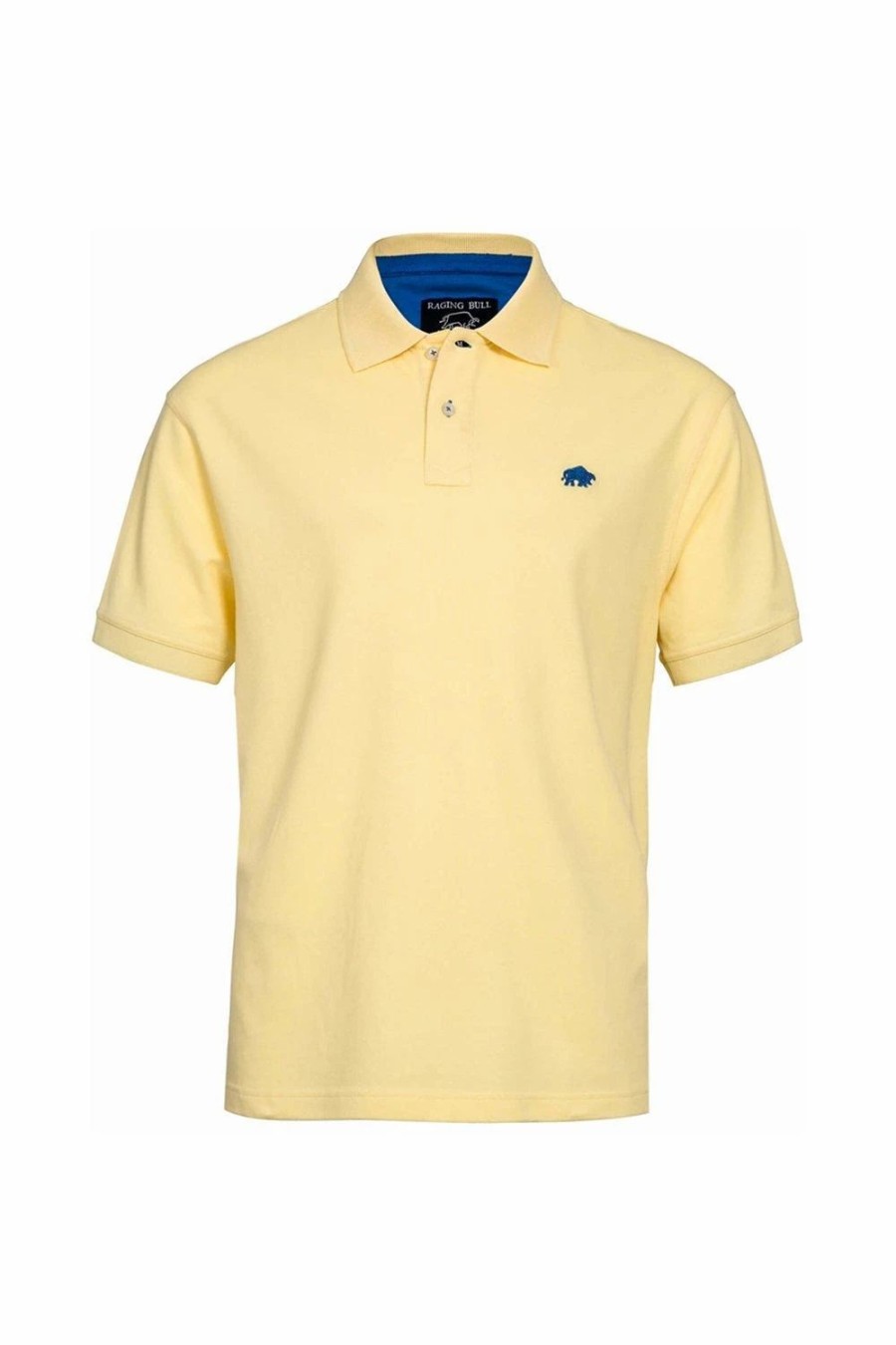 Polo Shirts * | Raging Bull Organic Classic Polo Yellow