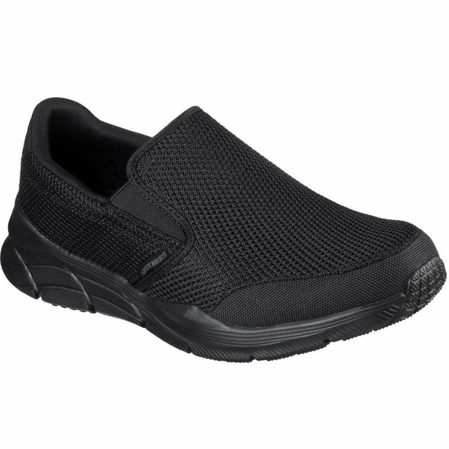 Shoes * | Skechers Mens Equalizer 4.0 Krimlin Wide Sports Trainers Black