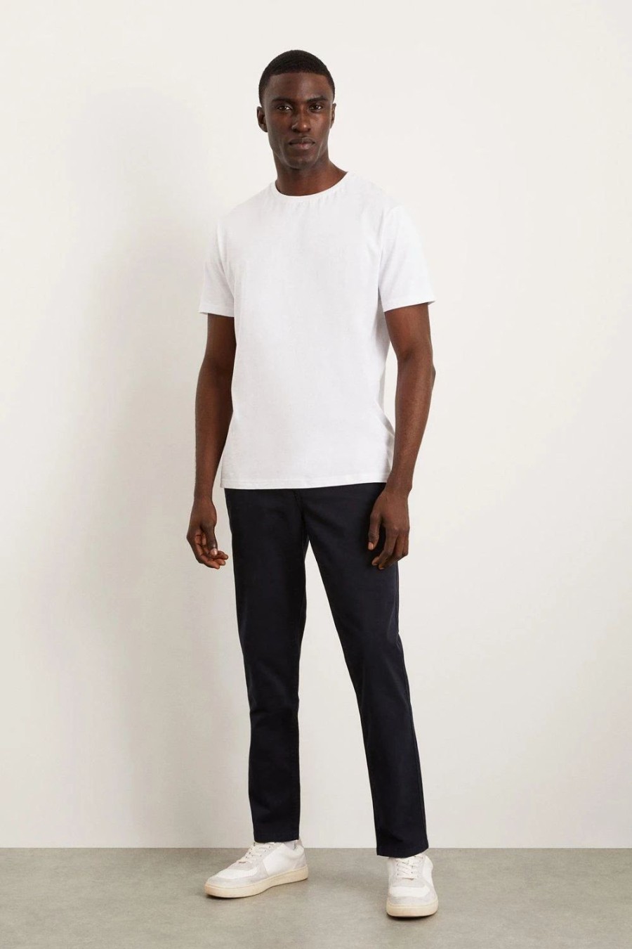 Chinos * | Burton Slim Fit Chino Trousers Navy