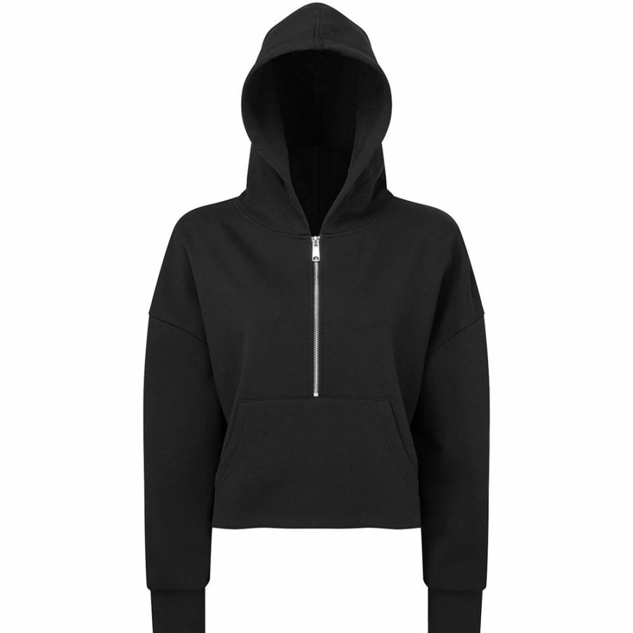 Hoodies * | Outdoor Look Womens Half Zip Oversized Lightweight Hoodie