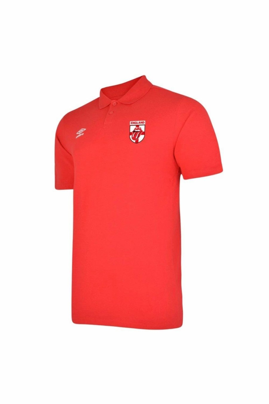 Polo Shirts * | Umbro The Rolling Stones Essential Polo Red