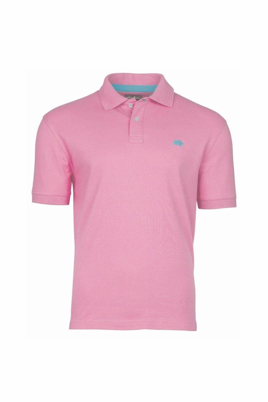 Polo Shirts * | Raging Bull Organic Signature Polo Pink