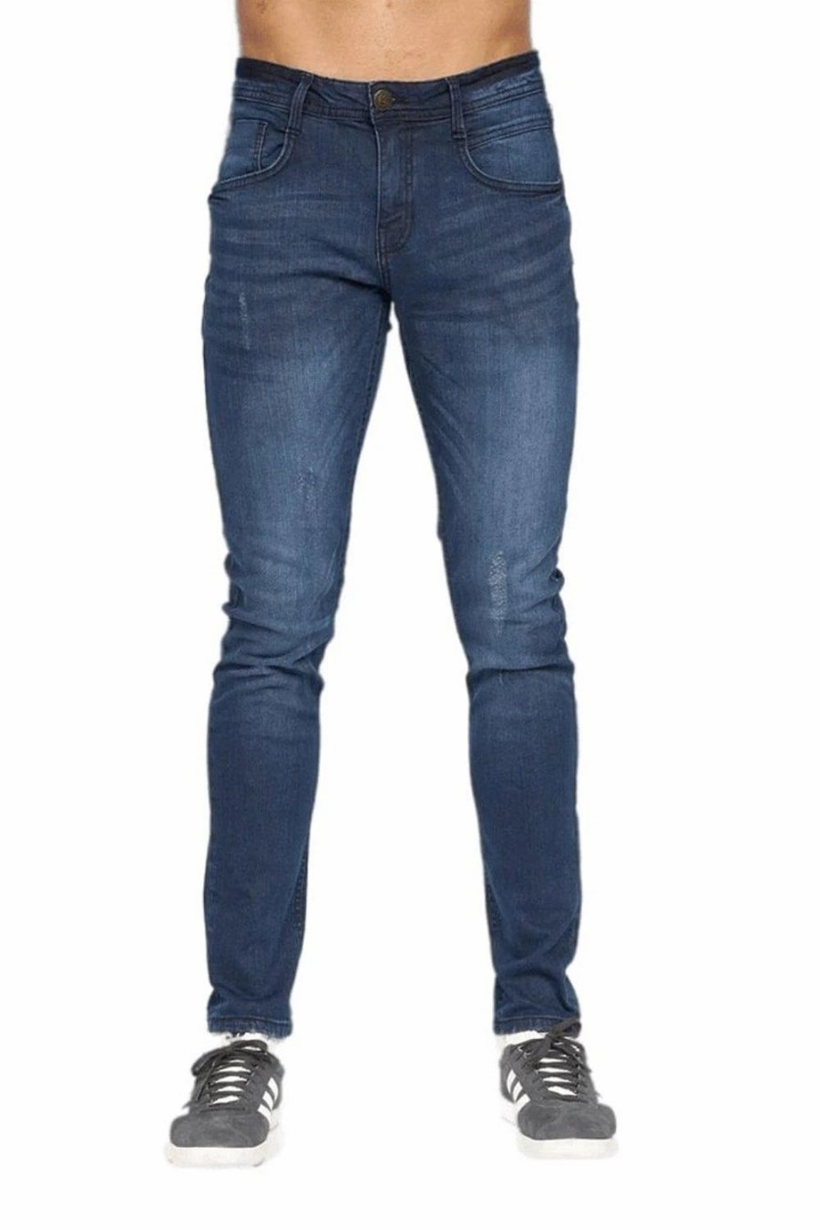 Jeans * | Duck And Cover Tranfold Slim Jeans Blue