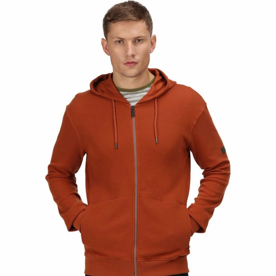 Hoodies * | Regatta Mens Lyman Coolweave Cotton Casual Hoodie