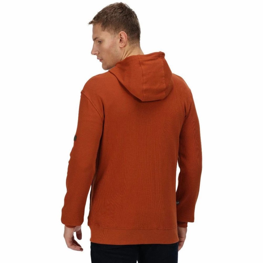 Hoodies * | Regatta Mens Lyman Coolweave Cotton Casual Hoodie