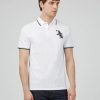 Polo Shirts * | Ben Sherman Jazz Cat Polo White