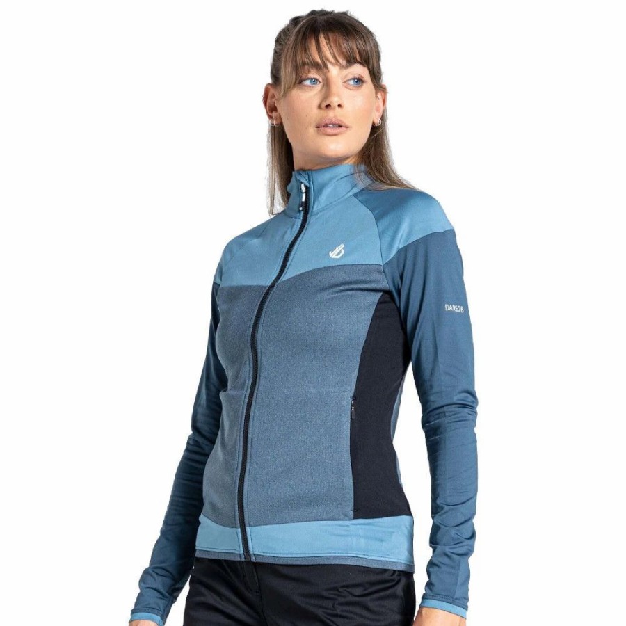 Hoodies * | Dare 2B Womens Elation Ii Core Stretch Full Zip Hoodie