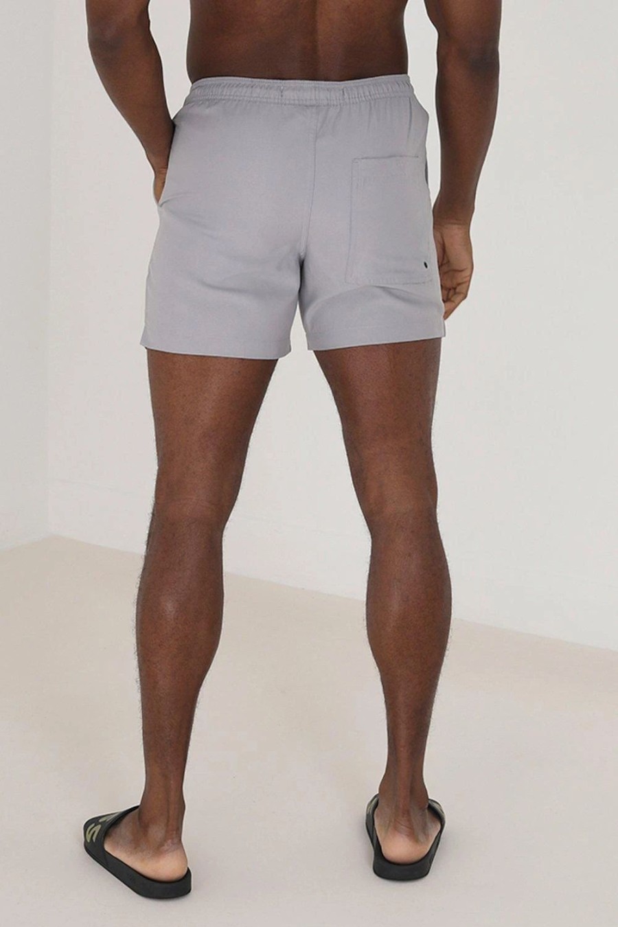 Swim Shorts * | Brave Soul 'Sparks' Microfibre Swim Shorts Grey