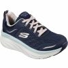 Shoes * | Skechers Womens D'Lux Walker Infinite Motion Sports Trainers Navy/Multicolor