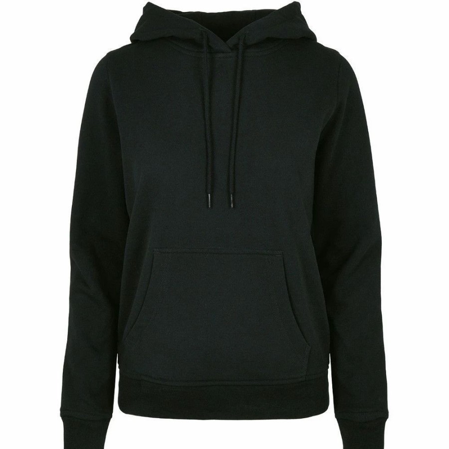 Hoodies * | Cotton Addict Womens Basic Classic Comfort Fit Hoodie