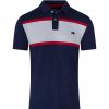 Polo Shirts * | Raging Bull Pique Cut And Sew Polo Navy