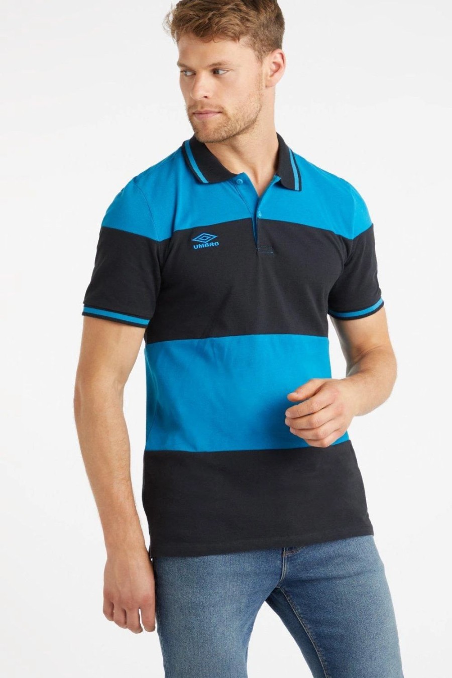 Polo Shirts * | Umbro Zuma Polo Black