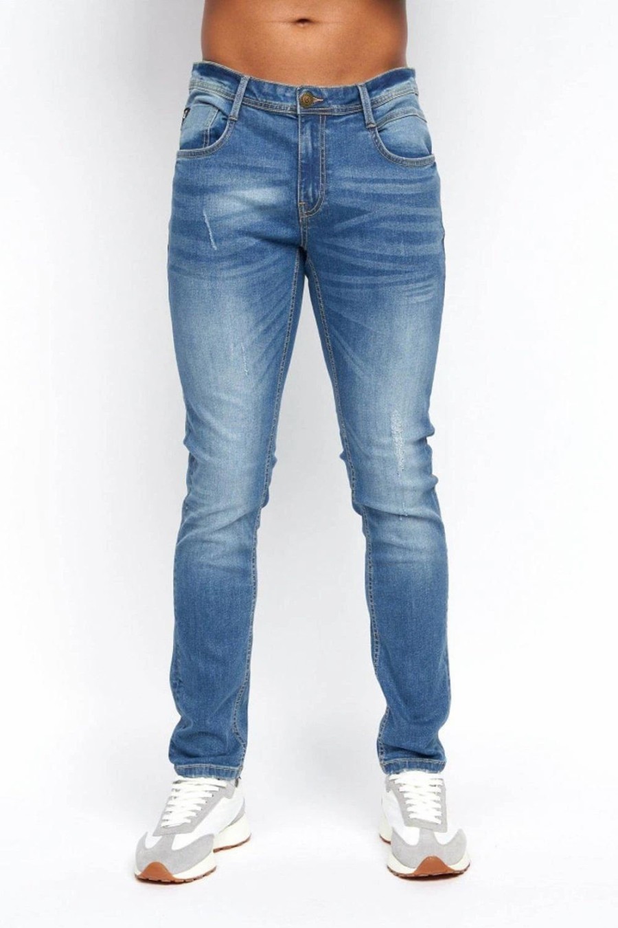 Jeans * | Duck And Cover Tranfil Slim Jeans Blue