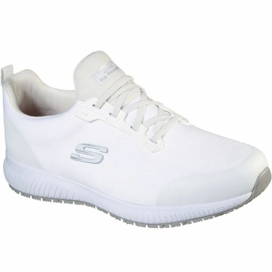 Shoes * | Skechers Mens Squad Slip Resistant Myton Occupational Shoes