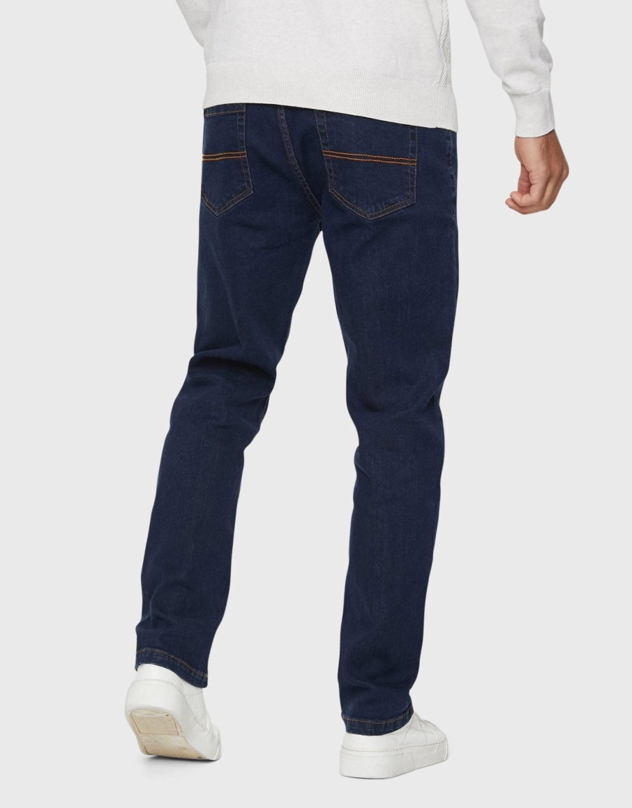 Jeans * | Threadbare Rinse Wash 'Formby' Slim Fit Jeans Blue