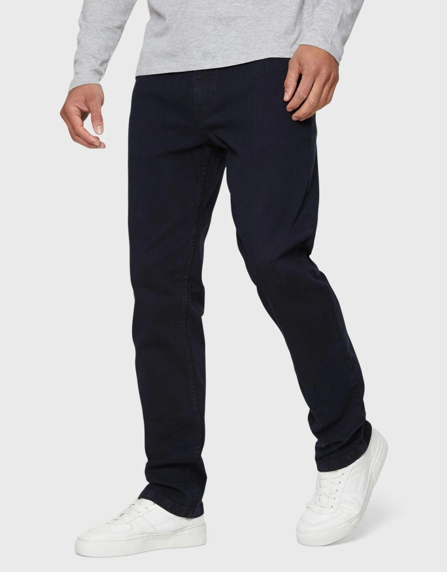 Jeans * | Threadbare Dark Wash 'Formby' Slim Fit Jeans Blue