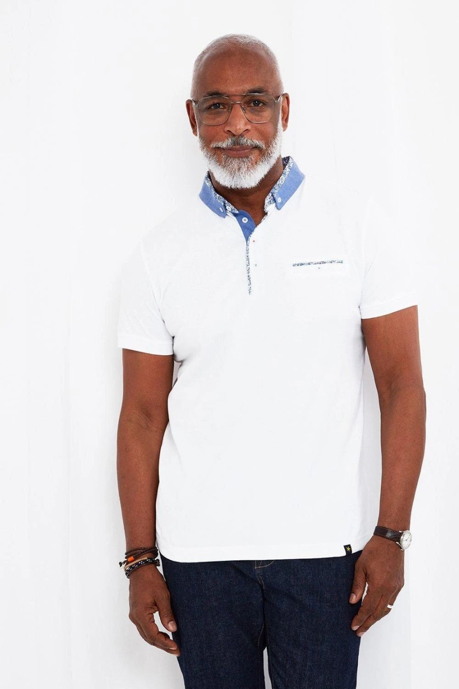 Polo Shirts * | Joe Browns Super Smart Polo White