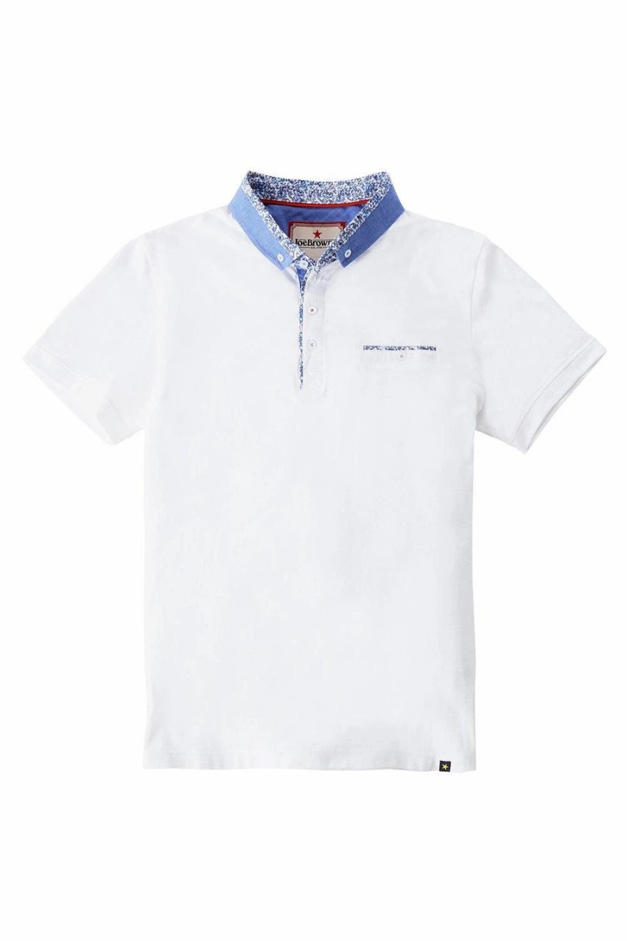 Polo Shirts * | Joe Browns Super Smart Polo White