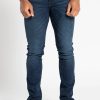 Jeans * | French Connection Cotton Slim Fit Stretch Jeans Blue