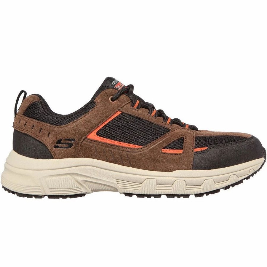 Shoes * | Skechers Mens Oak Canyon Duelist Leather Sports Trainers