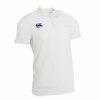 Polo Shirts * | Canterbury Short Sleeve Cricket Shirt White