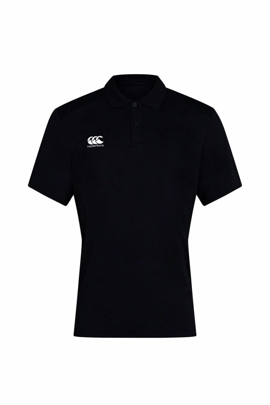 Polo Shirts * | Canterbury Club Dry Polo Shirt Black