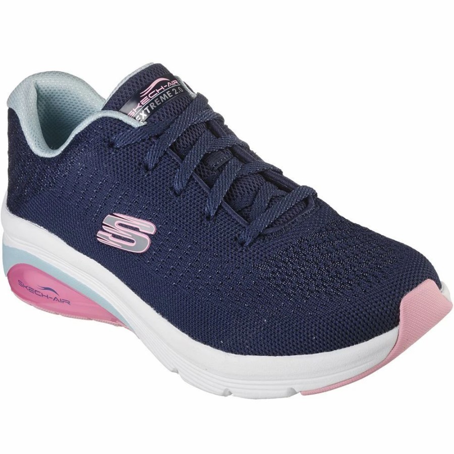 Shoes * | Skechers Womens Skech Air Extreme 2 Classic Vibe Trainers