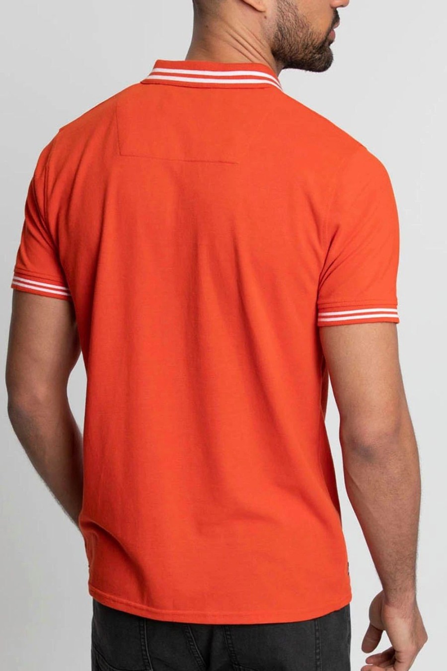 Polo Shirts * | Threadbare 'Joss' Pique Polo Shirt Red