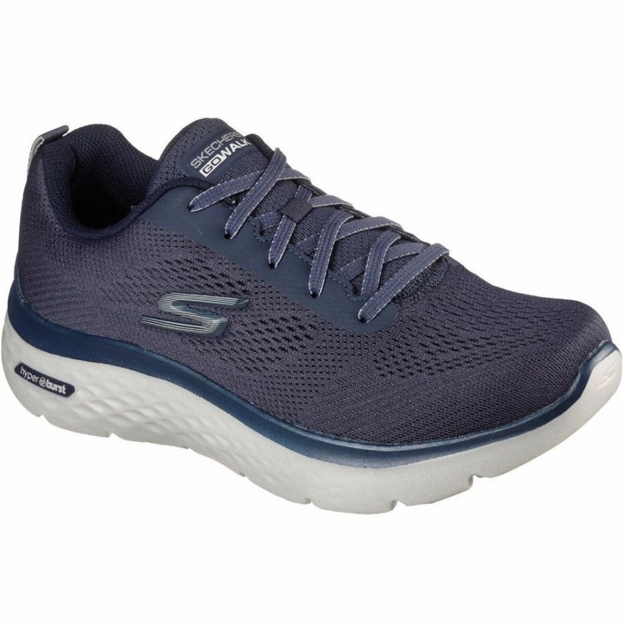 Shoes * | Skechers Mens Go Walk Hyper Burst Lace Up Sports Trainers