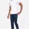 Chinos * | Threadbare Parisa' Chino Trousers With Stretch Navy