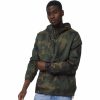 Hoodies * | Greent Mens Recycled Polyester Speeder Aop Half Zip Hoodie Camouflage