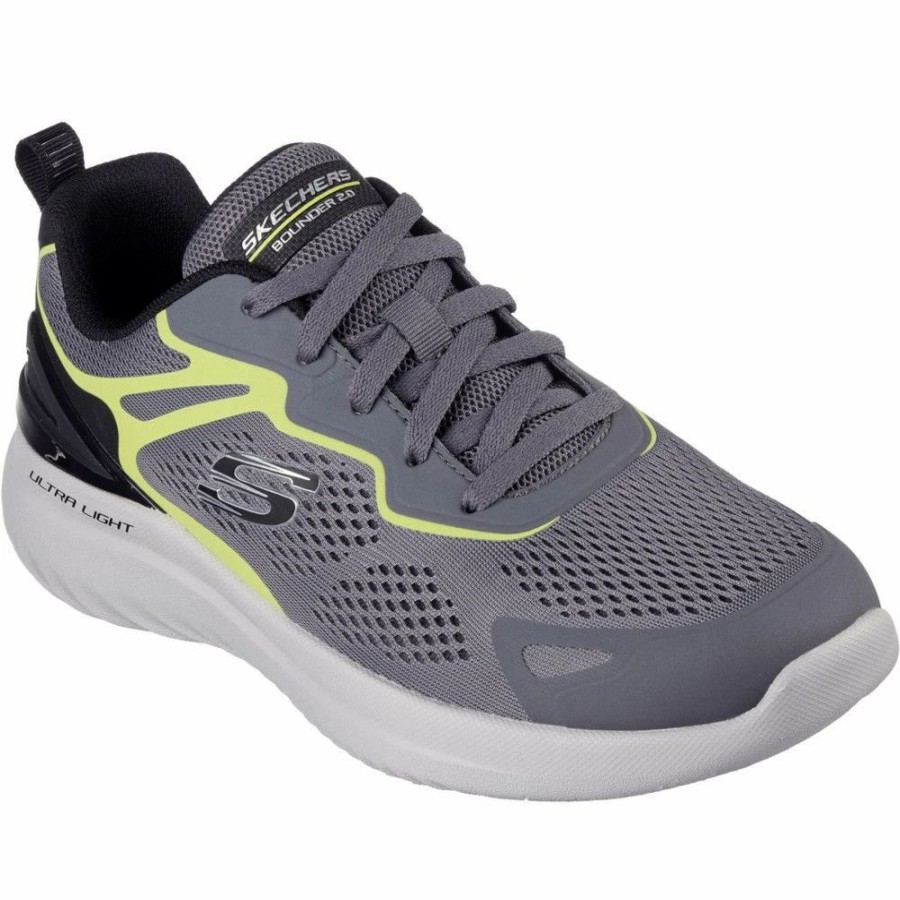 Shoes * | Skechers Mens Bounder 2.0 Andal Memory Foam Trainers