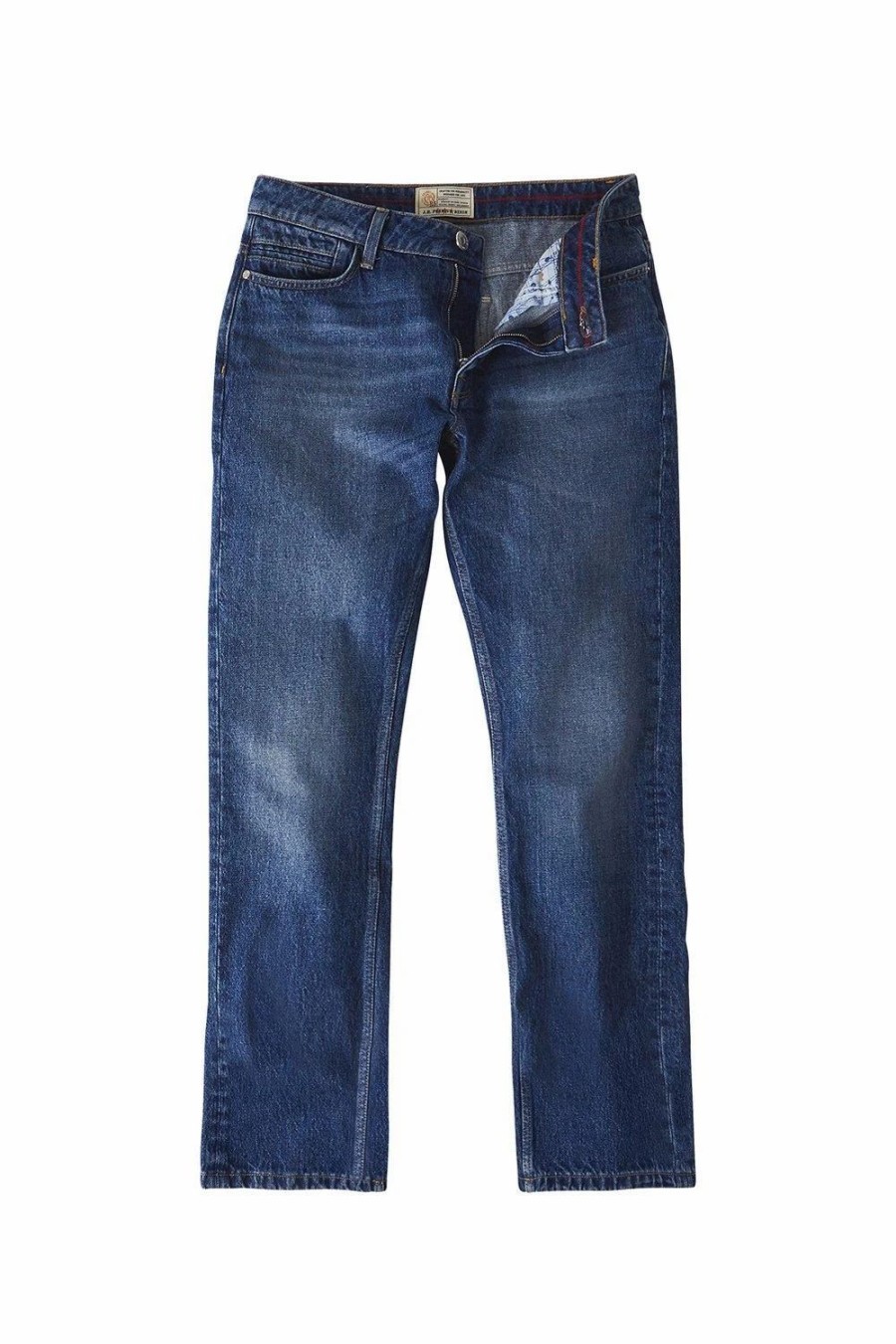 Jeans * | Joe Browns Sustainable And Stylish Straight Fit Jeans Blue