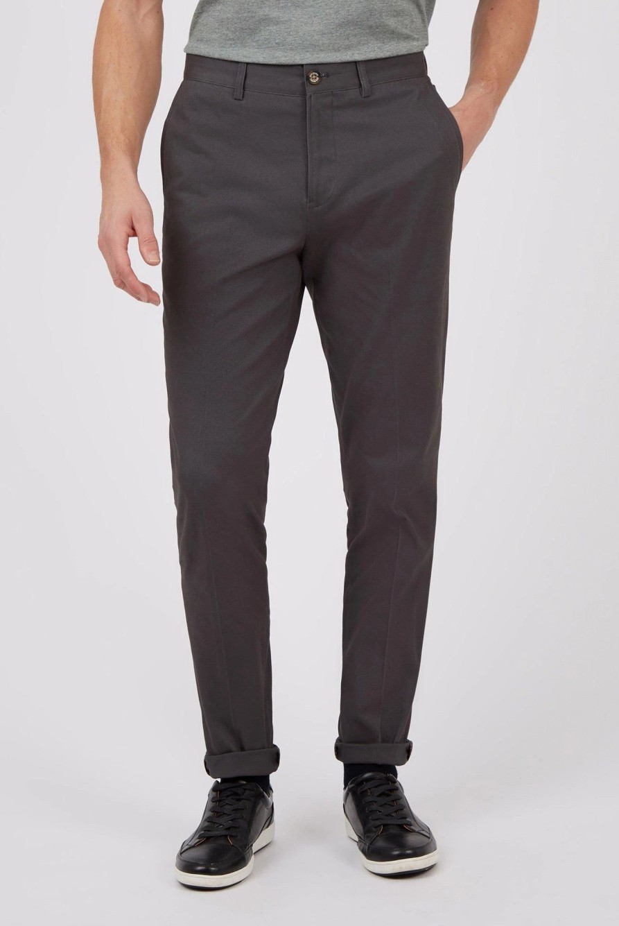 Chinos * | Jeff Banks Chino Trouser Grey