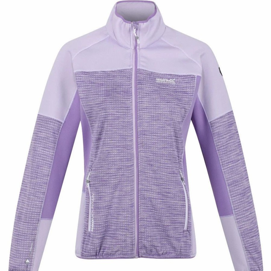 Hoodies * | Regatta Womens Yare V Stretch Warm Backed Full Zip Jumper