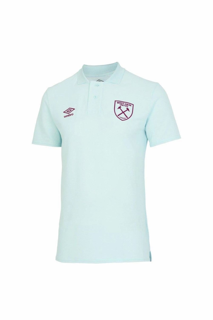 Polo Shirts * | Umbro West Ham Cvc Polo Blue