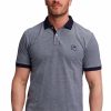 Polo Shirts * | Raging Bull 2 Tone Pique Polo Navy