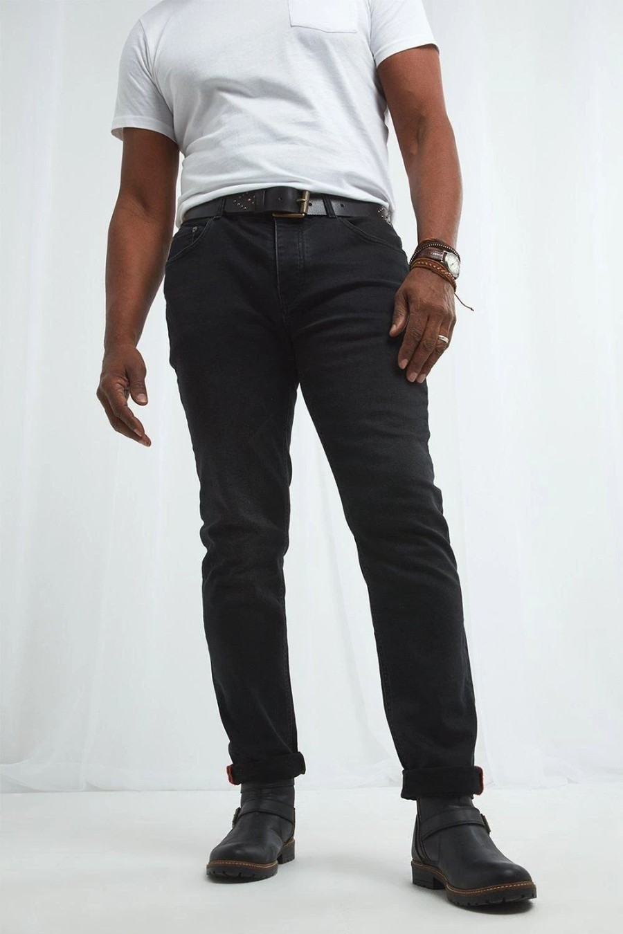 Jeans * | Joe Browns Skinny Fit Washed Jeans Black