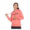 Hoodies * | Skechers Womens Heritage Pullover Fleece Hoodie Peach