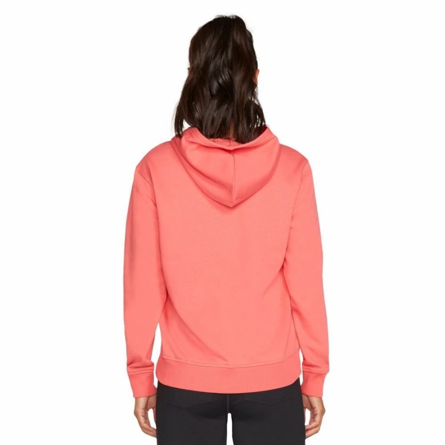 Hoodies * | Skechers Womens Heritage Pullover Fleece Hoodie Peach