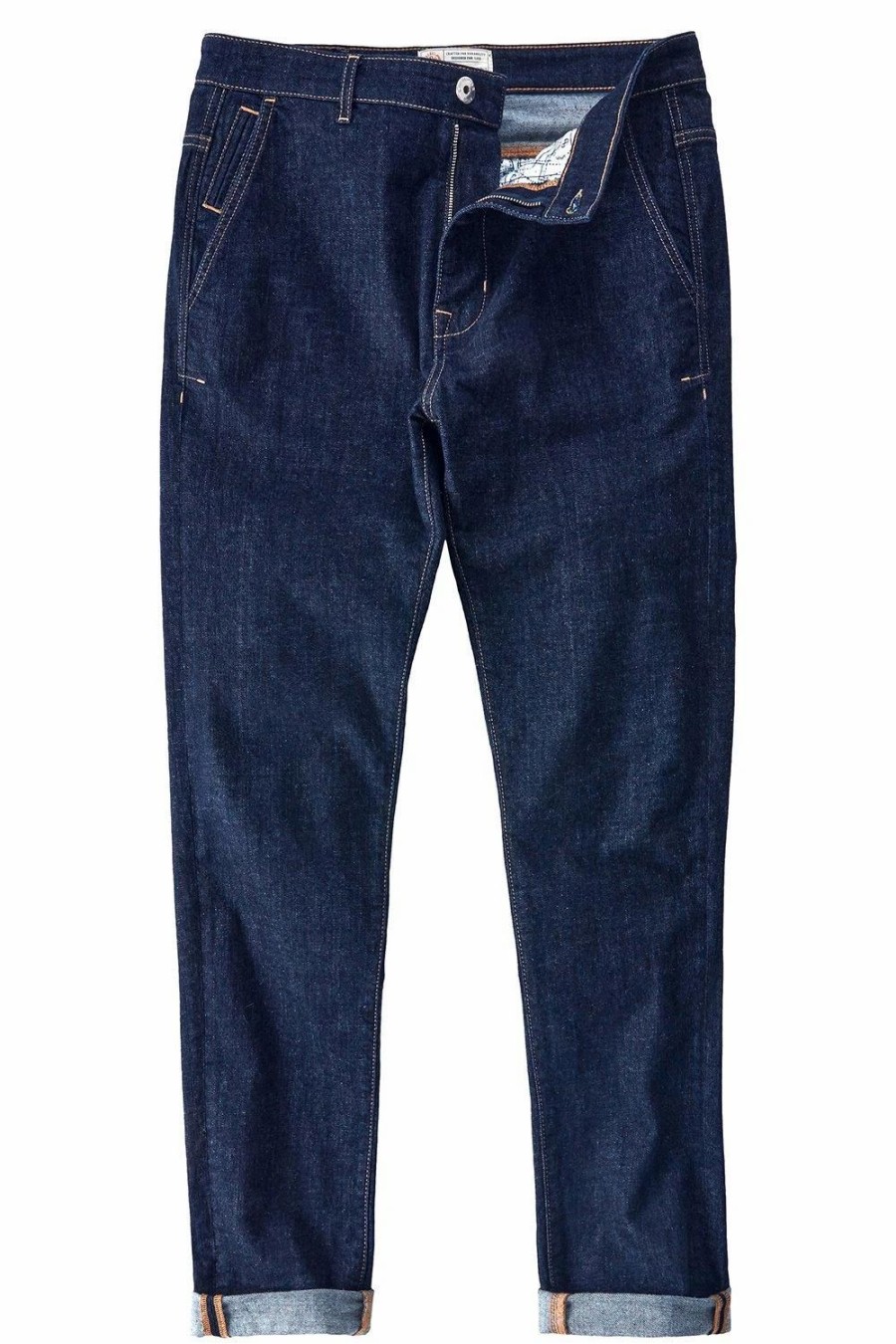 Jeans * | Joe Browns Terrific Tapered Jean Blue