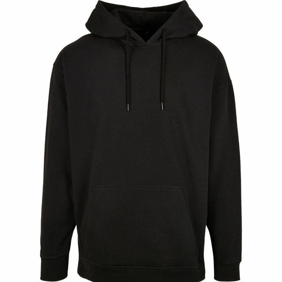 Hoodies * | Cotton Addict Mens Basic Comfort Fit Oversized Hoodie