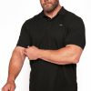 Polo Shirts * | Badrhino Short Sleeve Polo Shirt Black